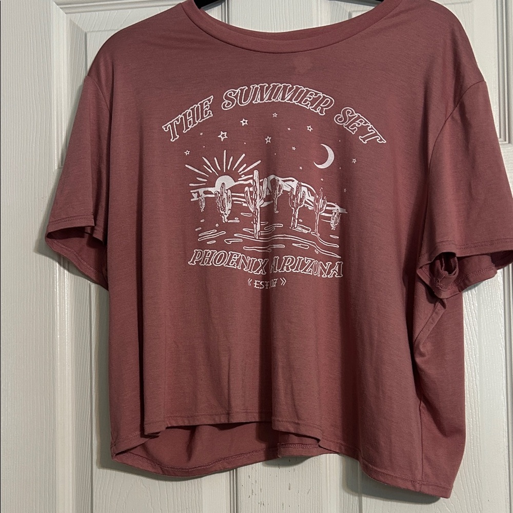Bella Canvas Mauve Graphic Tee - The Summer Set